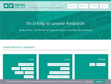 Tablet Screenshot of mediaonline-ffm.de